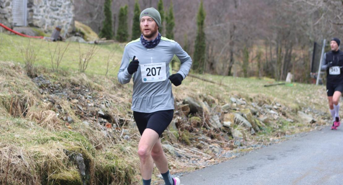 Maratonløper i Maratonkarusellen 2023