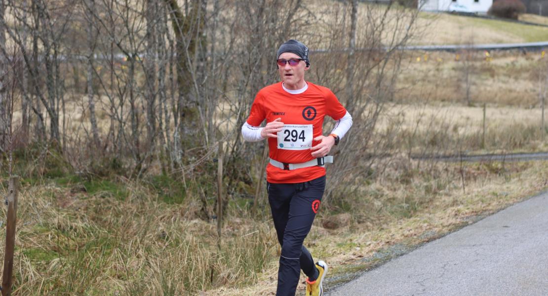 Maratonløper i Maratonkarusellen 2023